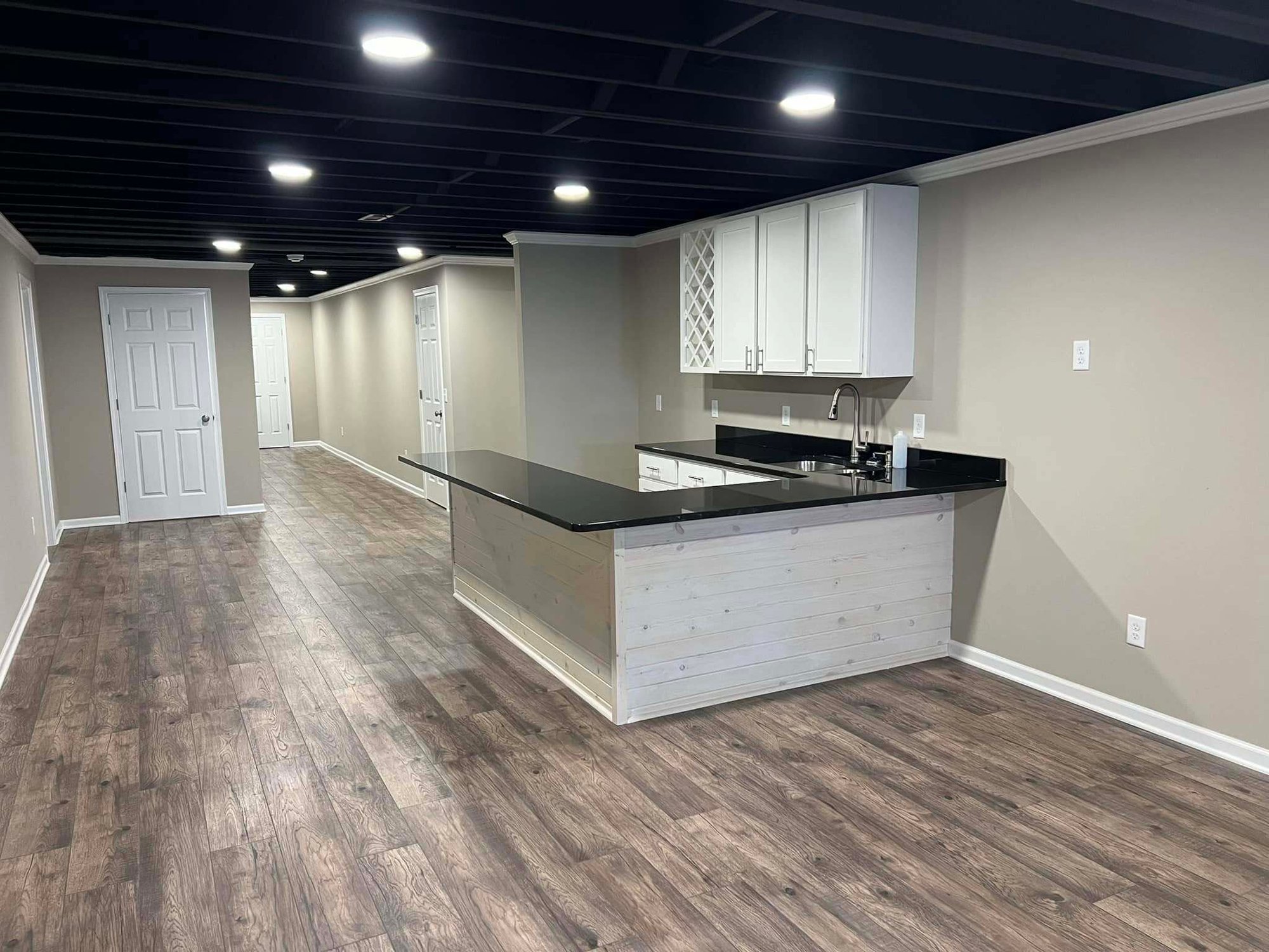 Basement (counter space with sink)