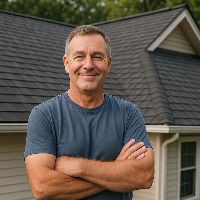 Kenneth S, satisfied homeowner with new roof installation